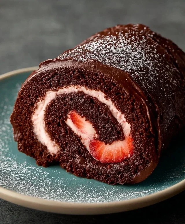 Easy Chocolate Swiss Roll