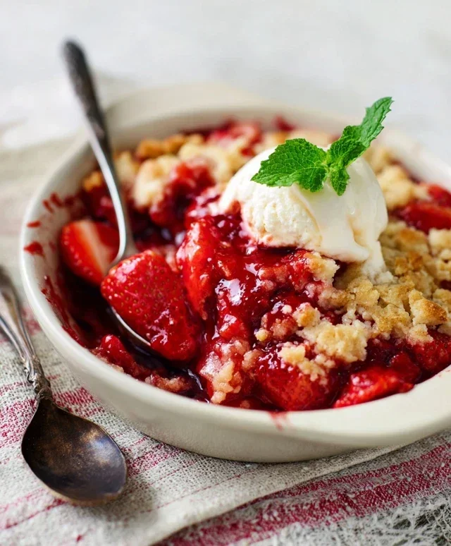 Strawberry Cobbler