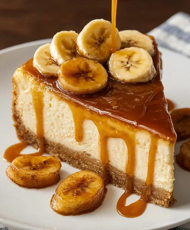 Bananas Foster Cheesecake