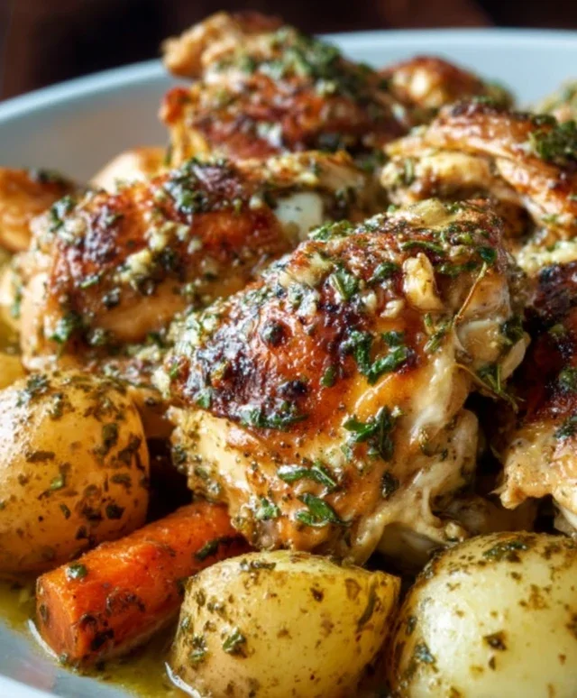 Garlic Butter Chicken Crockpot Recipe: 6-Hour Magic for Tender Bliss