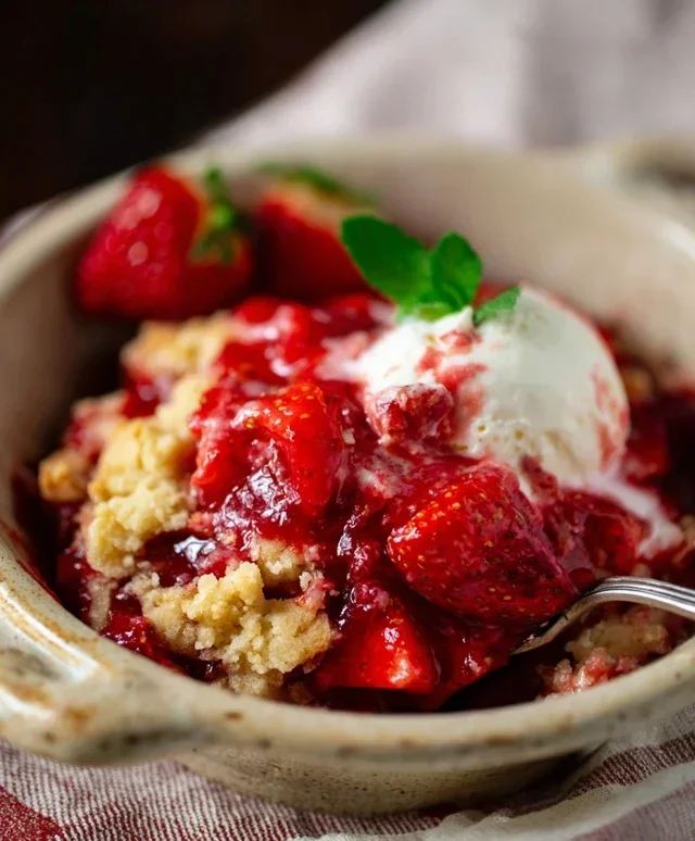 Strawberry Cobbler