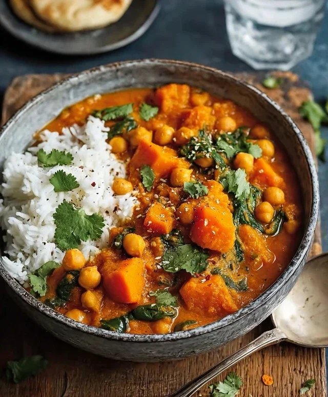 Sweet Potato and Chickpea Curry