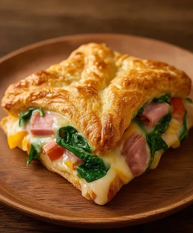 Beef Beef Ham and Cheese with Spinach