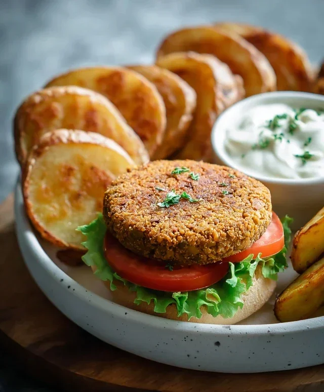Easy 6-Ingredient Lentil Burgers