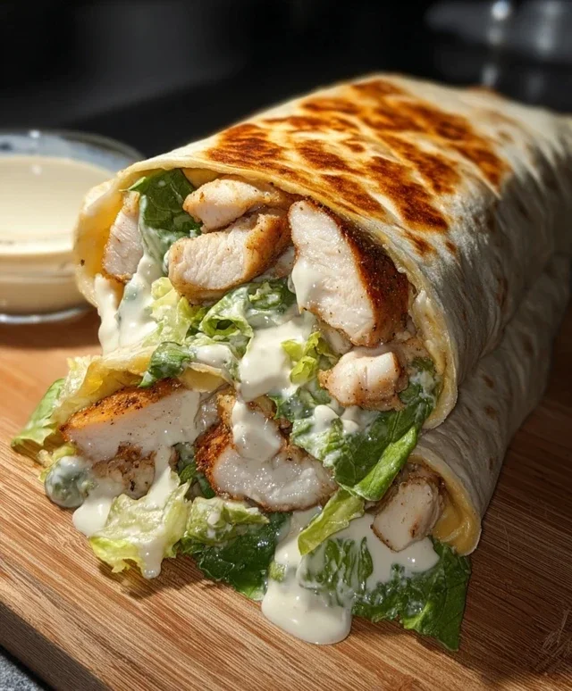 Chicken Caesar Wraps