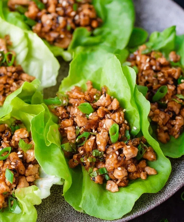 Crunchy PF Chang's Lettuce Wraps
