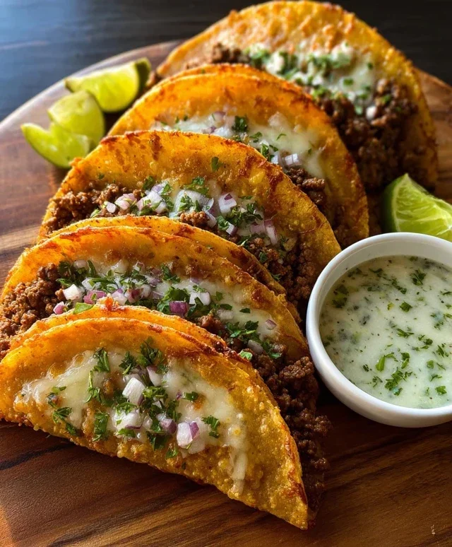 Crispy Ground Beef Tacos