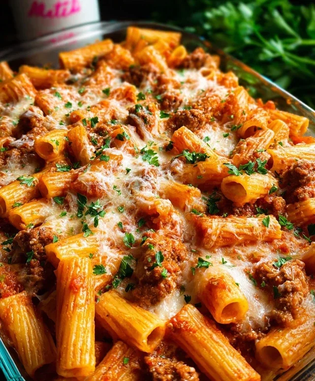 Baked Rigatoni with Sausage