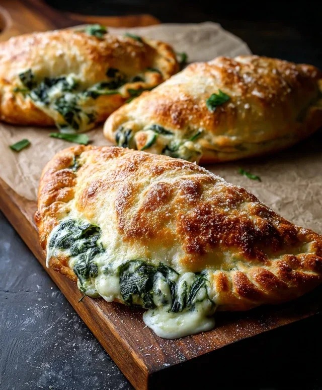 Ricotta Spinach Calzones