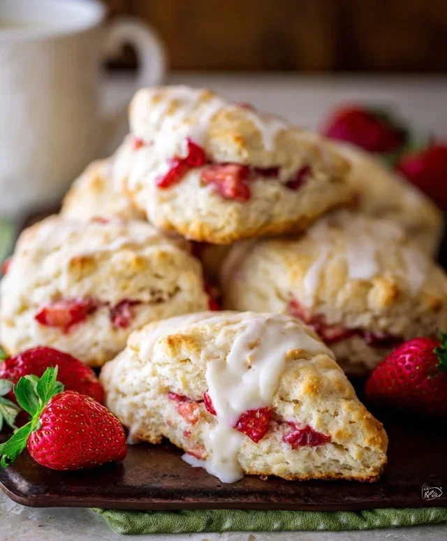 Strawberry Scones