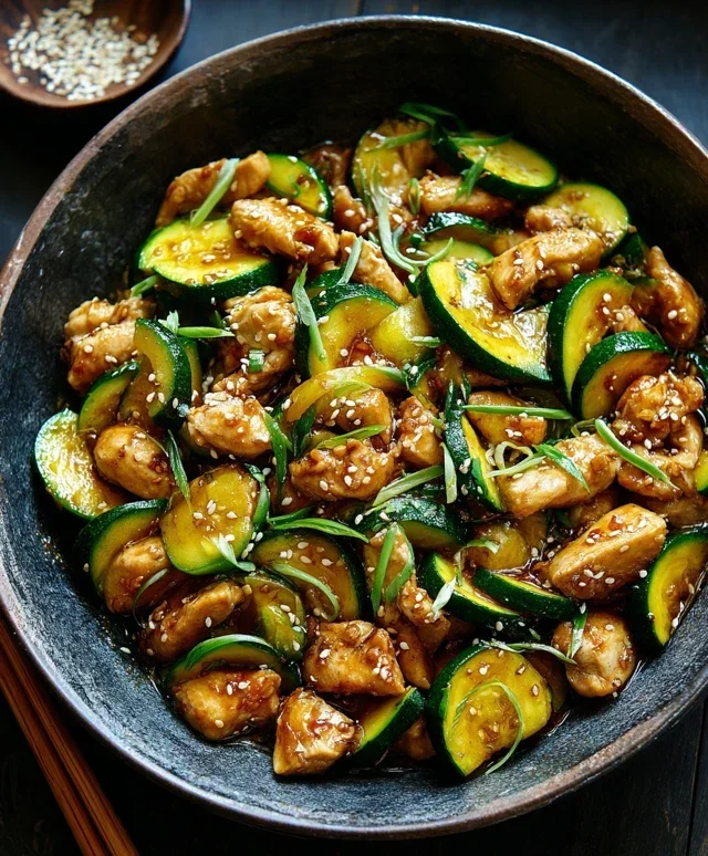 Chicken Zucchini Stir Fry