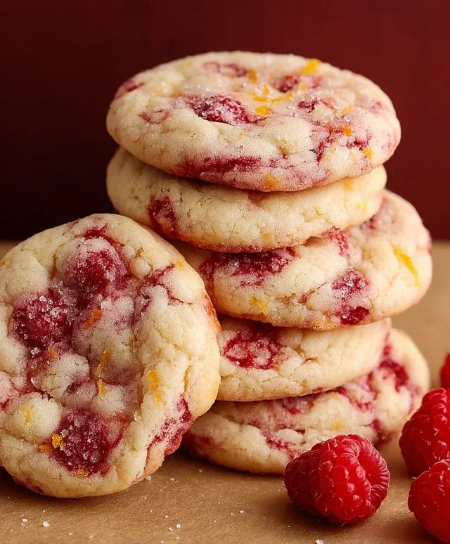 Lemon Raspberry Cookies