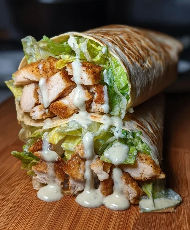 Chicken Caesar Wraps