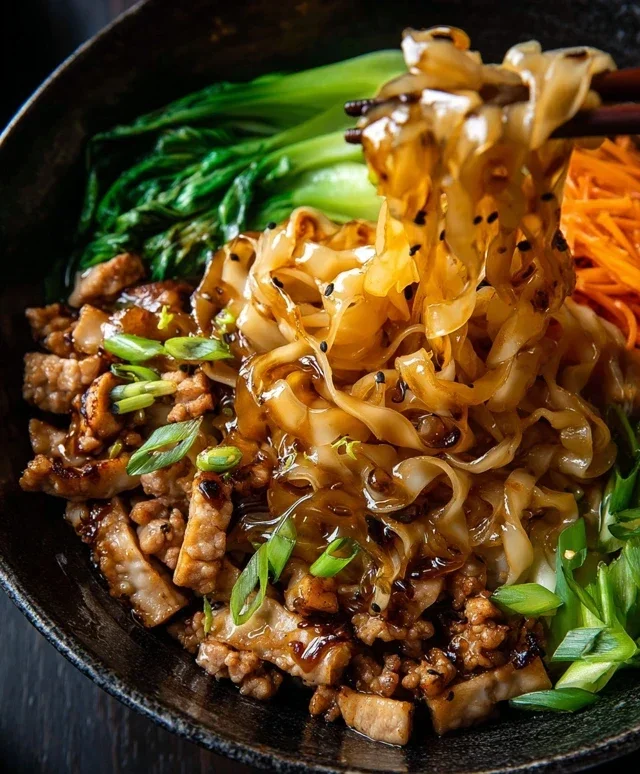 Potsticker Noodle Bowl