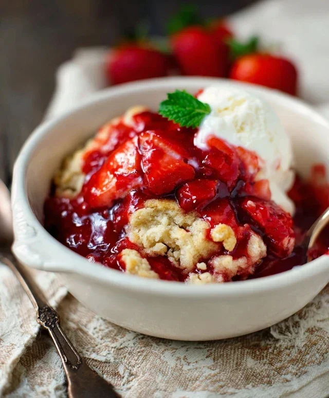 Strawberry Cobbler