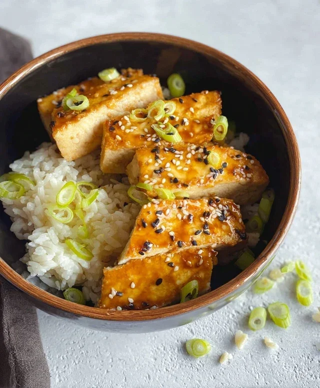Honey Garlic Tofu