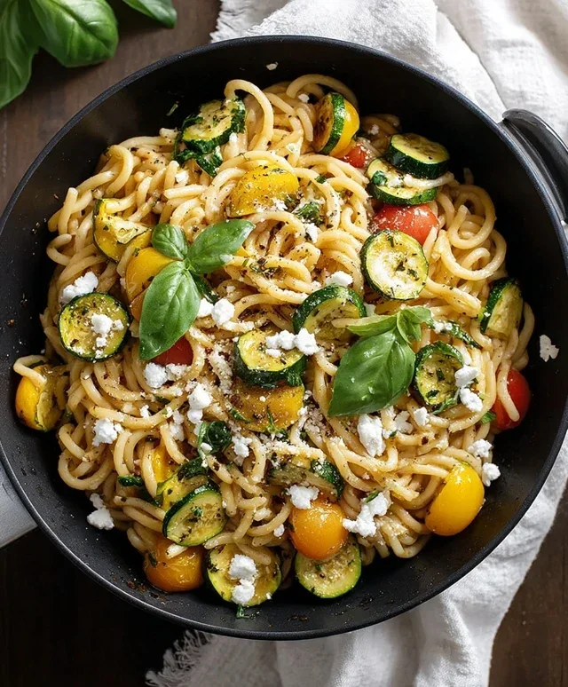 Summer Squash Pasta Skillet