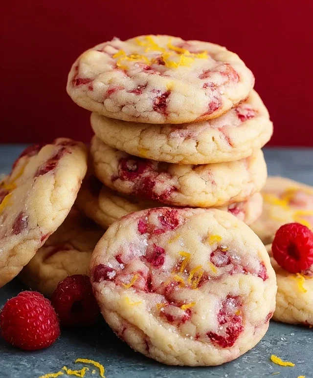 Lemon Raspberry Cookies