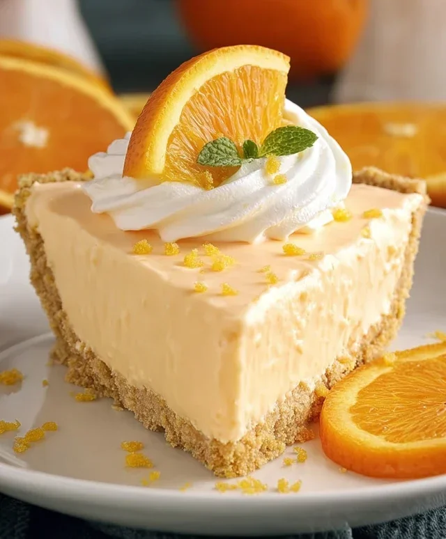 Orange Creamsicle Pie