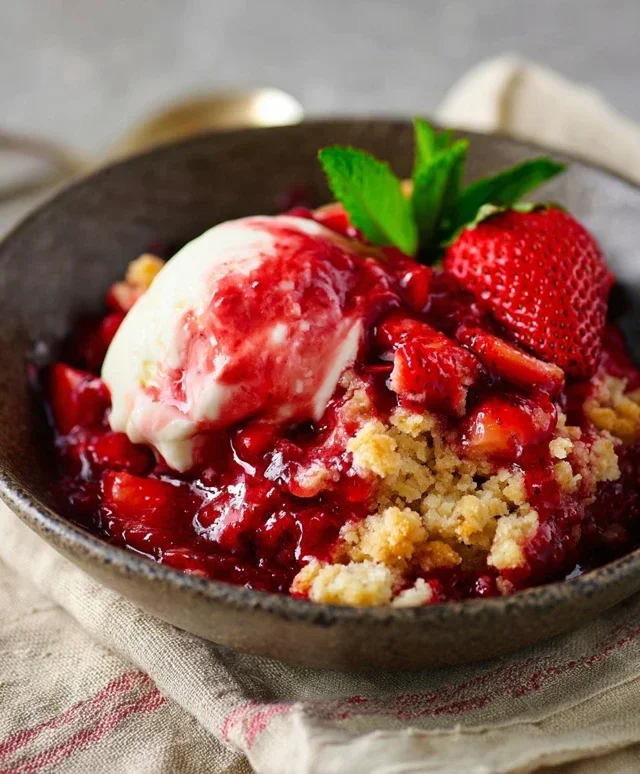 Strawberry Cobbler