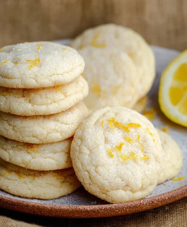 Soft & Chewy Lemon Cookies