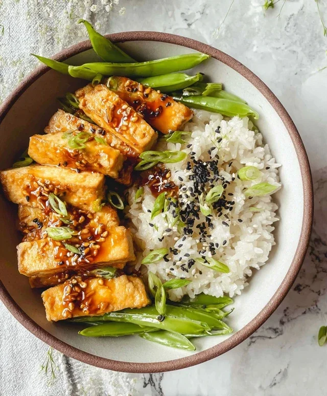Honey Garlic Tofu