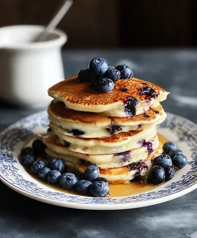 Easy Blueberry Pancake