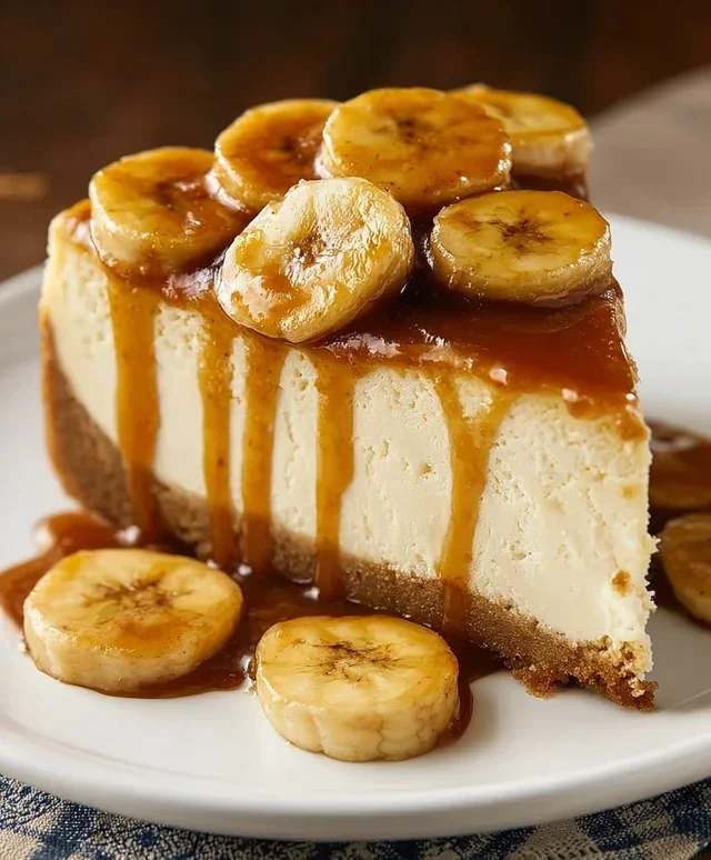 Bananas Foster Cheesecake