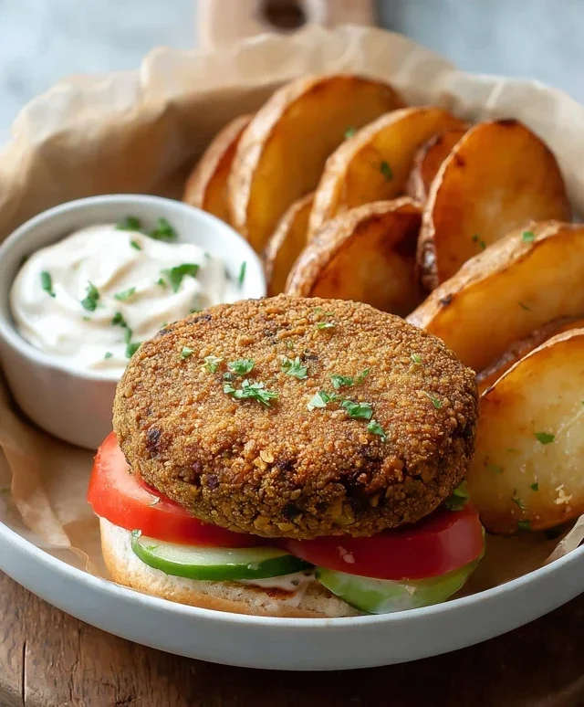 Easy 6-Ingredient Lentil Burgers