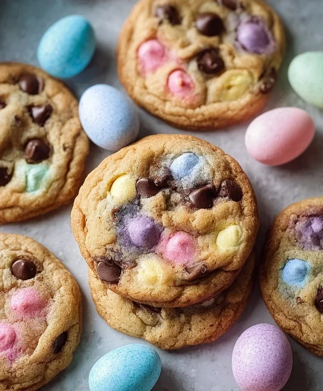 Easter Chocolate Chip Cookies