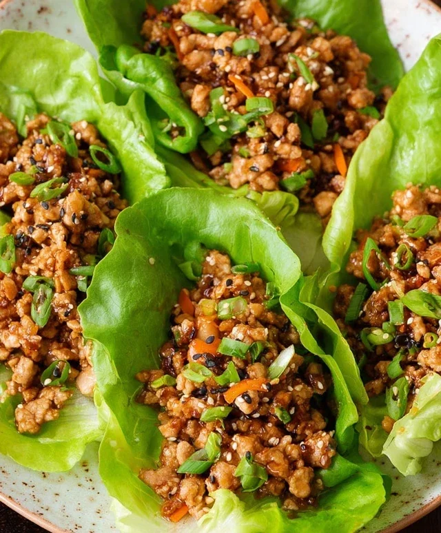 Crunchy PF Chang's Lettuce Wraps