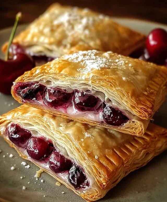 Easy Cherry Turnovers