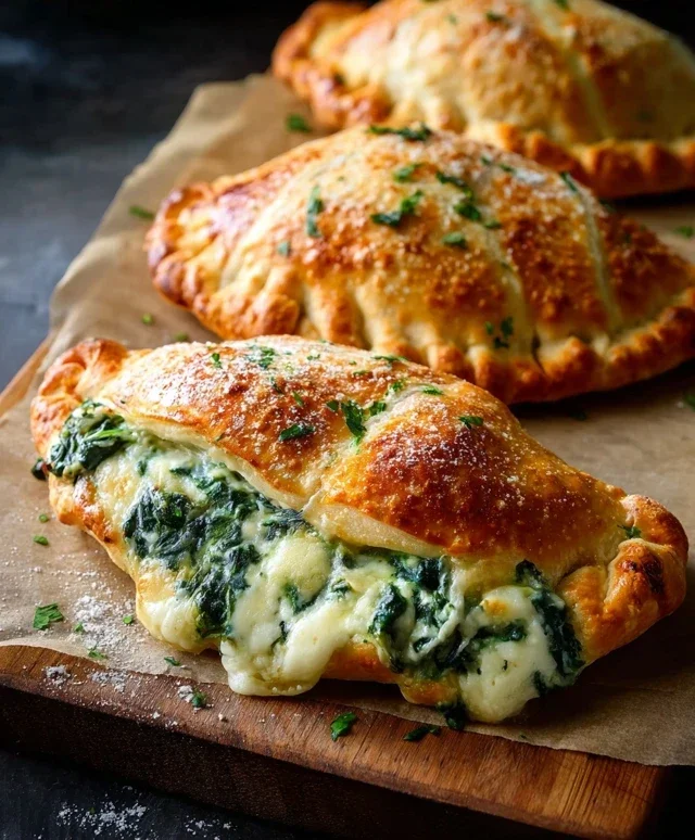 Ricotta Spinach Calzones