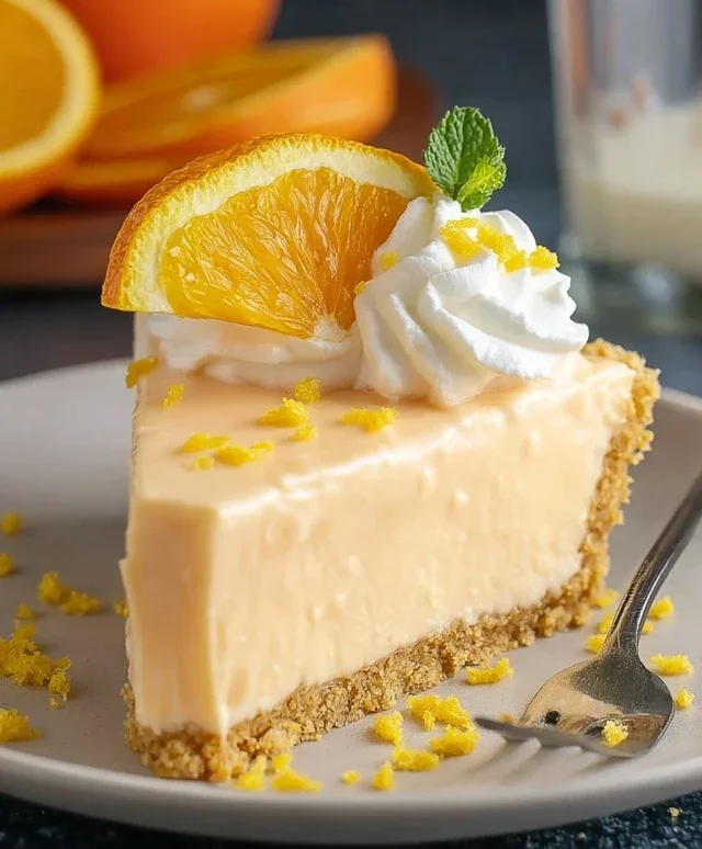 Orange Creamsicle Pie