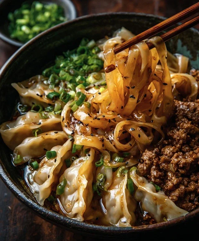 Potsticker Noodle Bowl