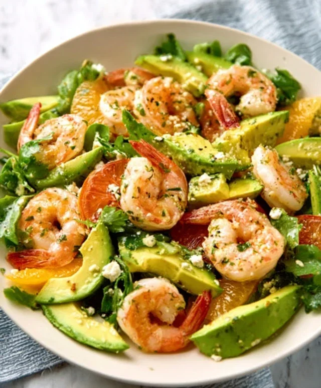 Citrus Shrimp Avocado Salad