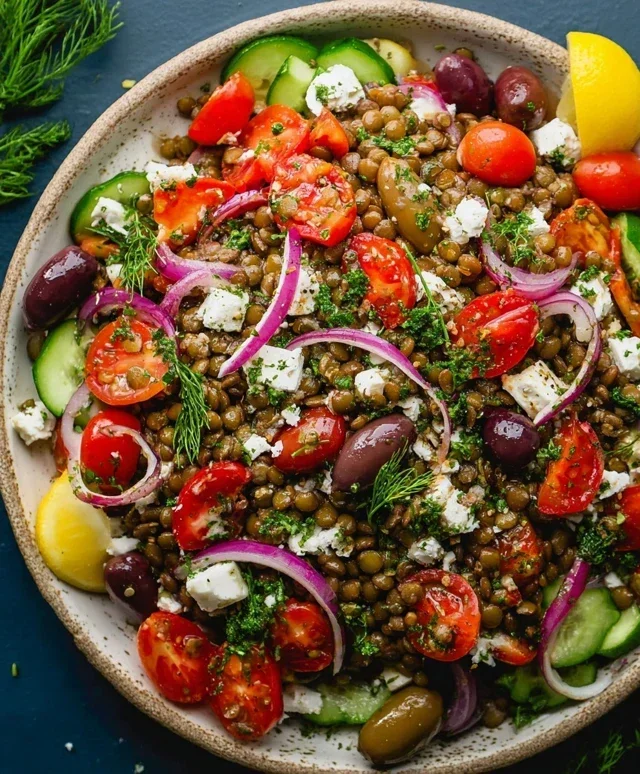 Mediterranean Lentil Salad