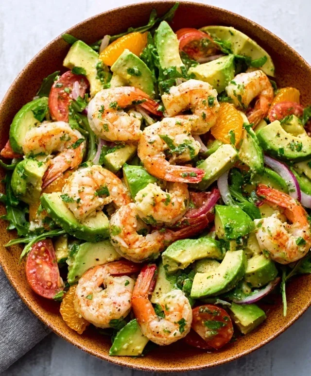 Citrus Shrimp Avocado Salad