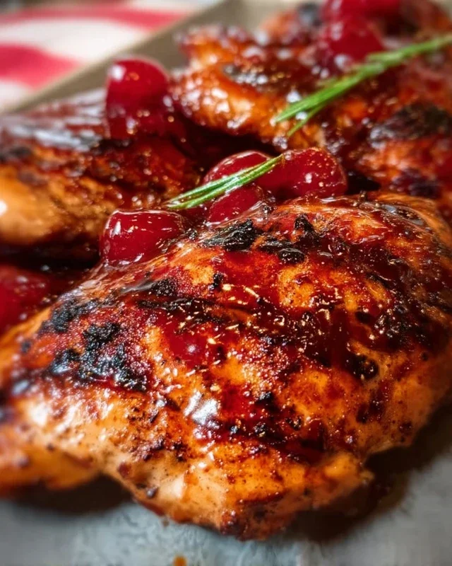 Cherry Dr. Pepper Grilled Chicken