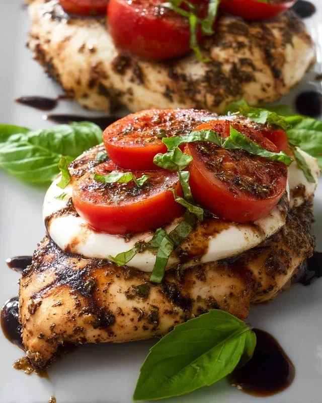 Grilled Chicken Caprese
