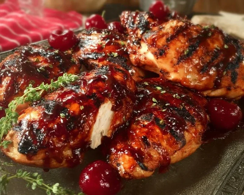Cherry Dr. Pepper Grilled Chicken