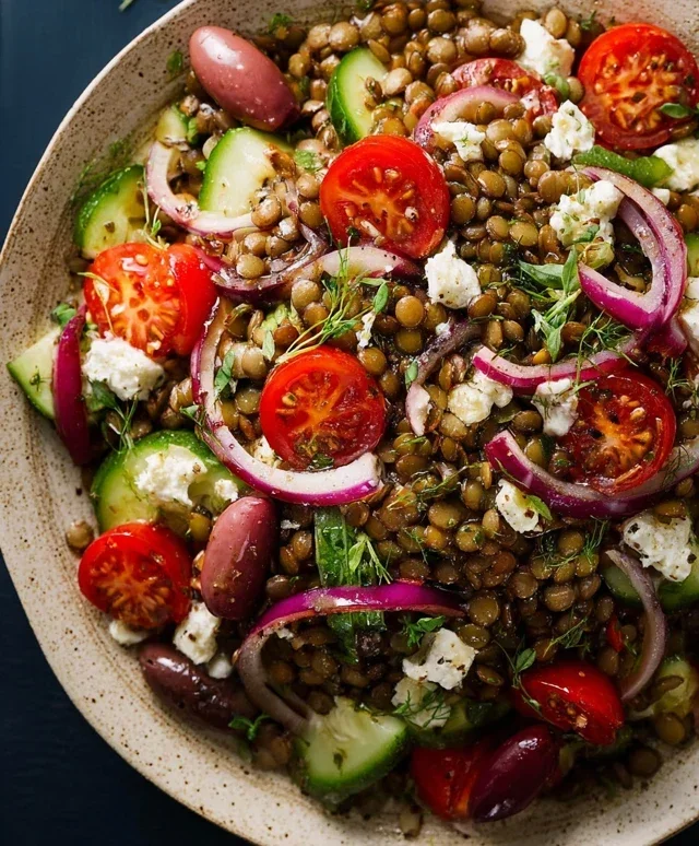 Mediterranean Lentil Salad