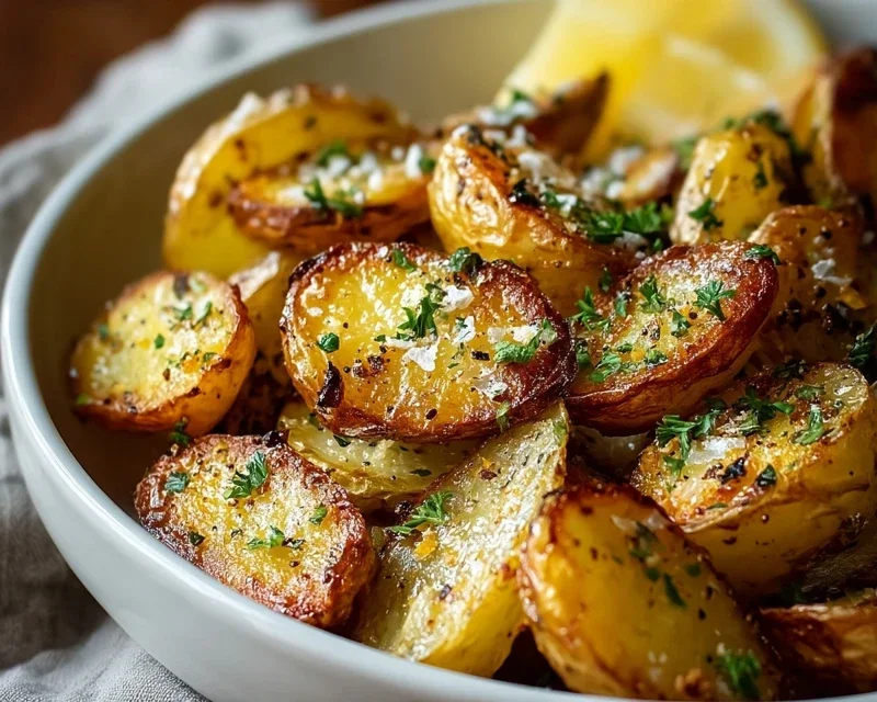 Authentic Greek Potatoes: Crispy Lemon Perfection!