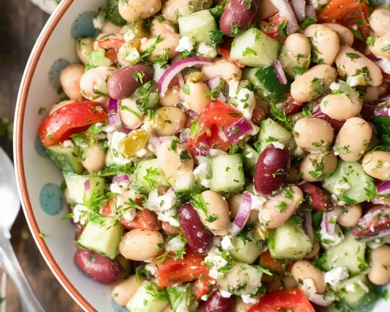 Mediterranean Bean Salad