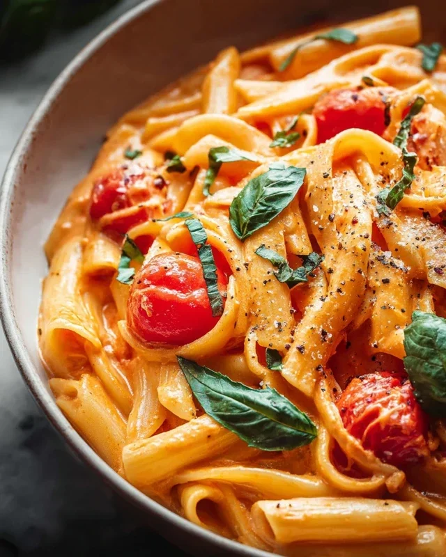 Easy One Pot Creamy Tomato Pasta