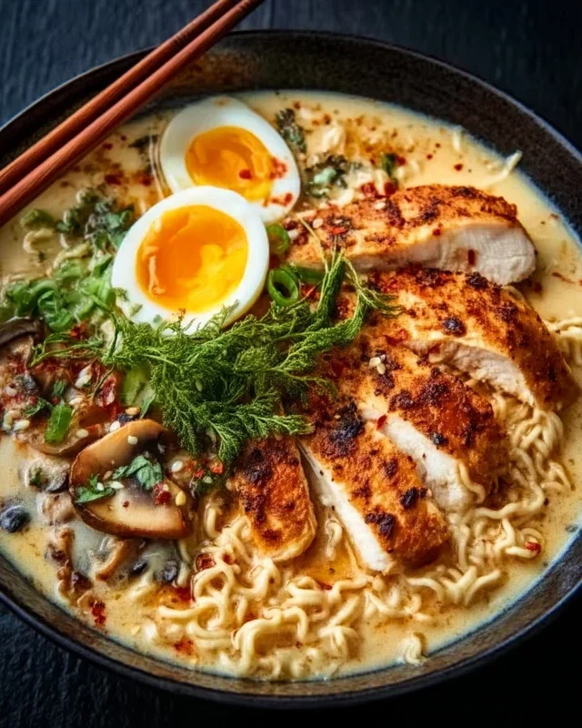 Creamy Garlic Chicken Ramen: An Incredible Ultimate Recipe