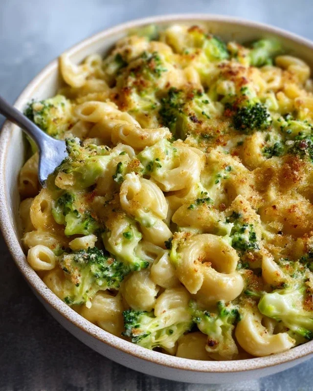 One Pot Healthy Broccoli Mac and Cheese