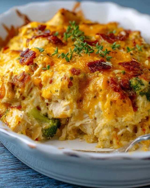 Easy Low Carb Chicken Casserole