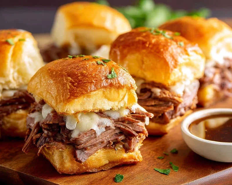 Easy French Dip Sliders Recipe