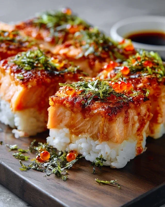 Spicy Salmon Sushi Bake Recipe